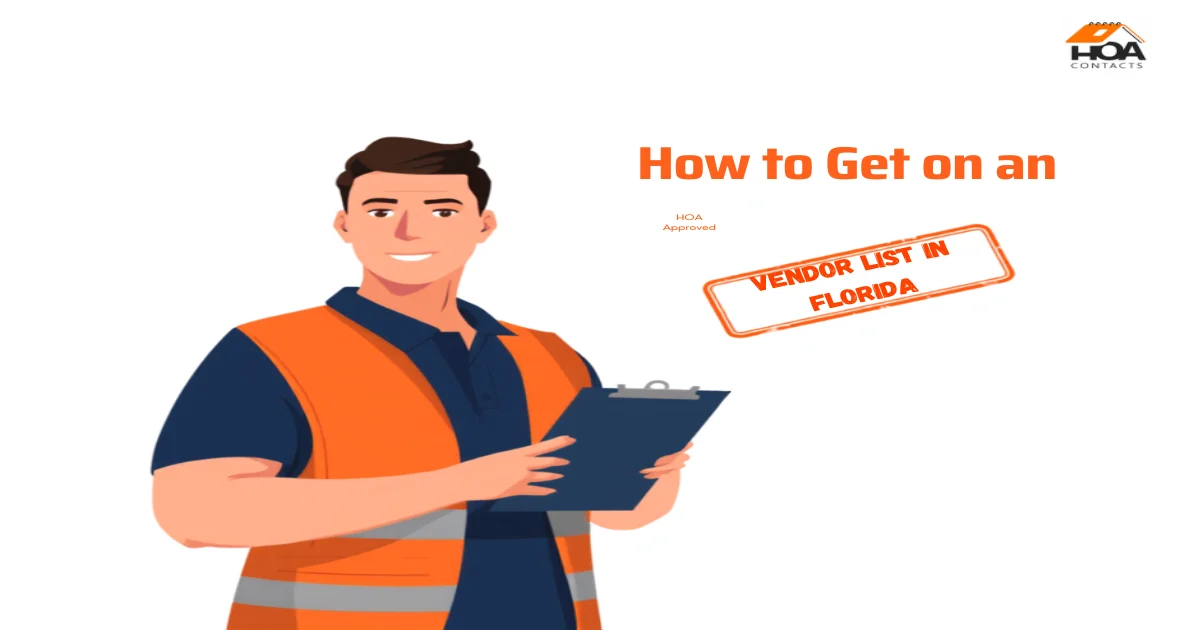 How to get on an HOA approved vendor list in Florida